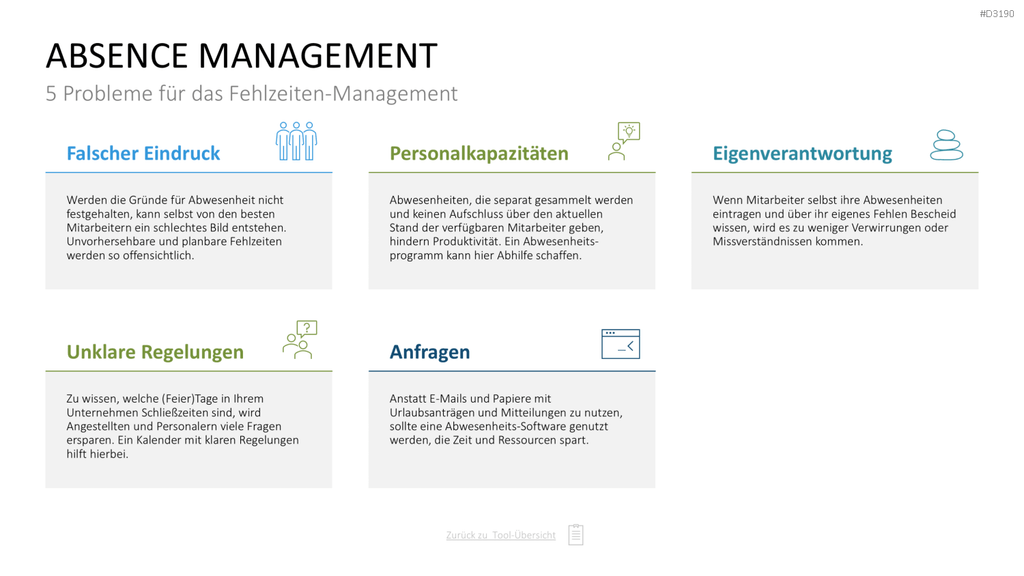 Personalmanagement-Toolbox PowerPoint-Vorlage
