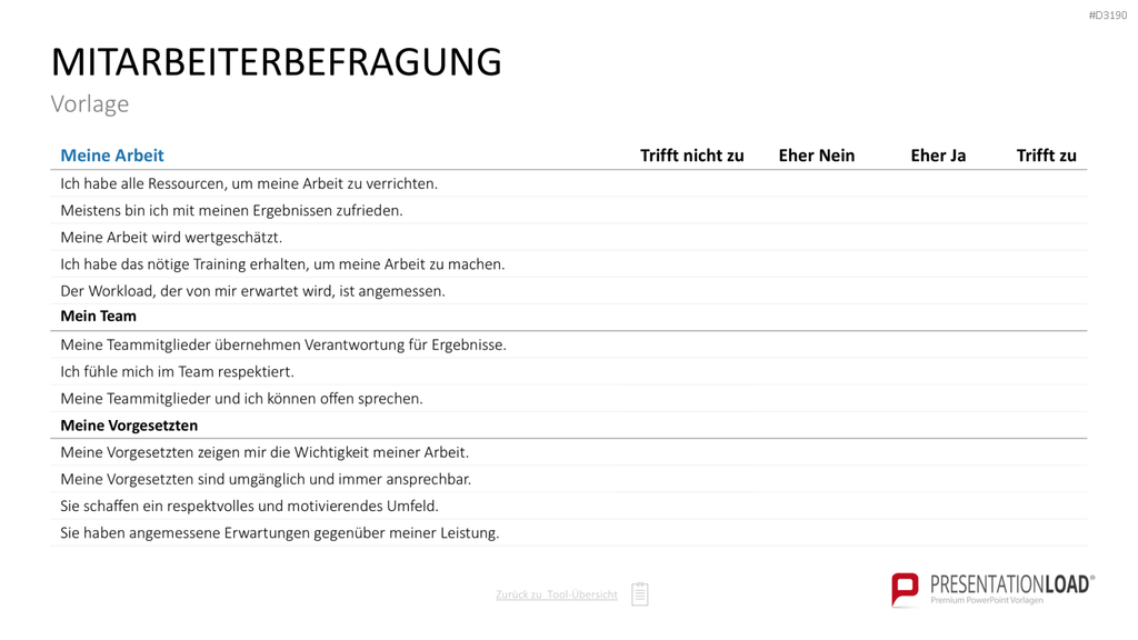 Personalmanagement-Toolbox PowerPoint-Vorlage