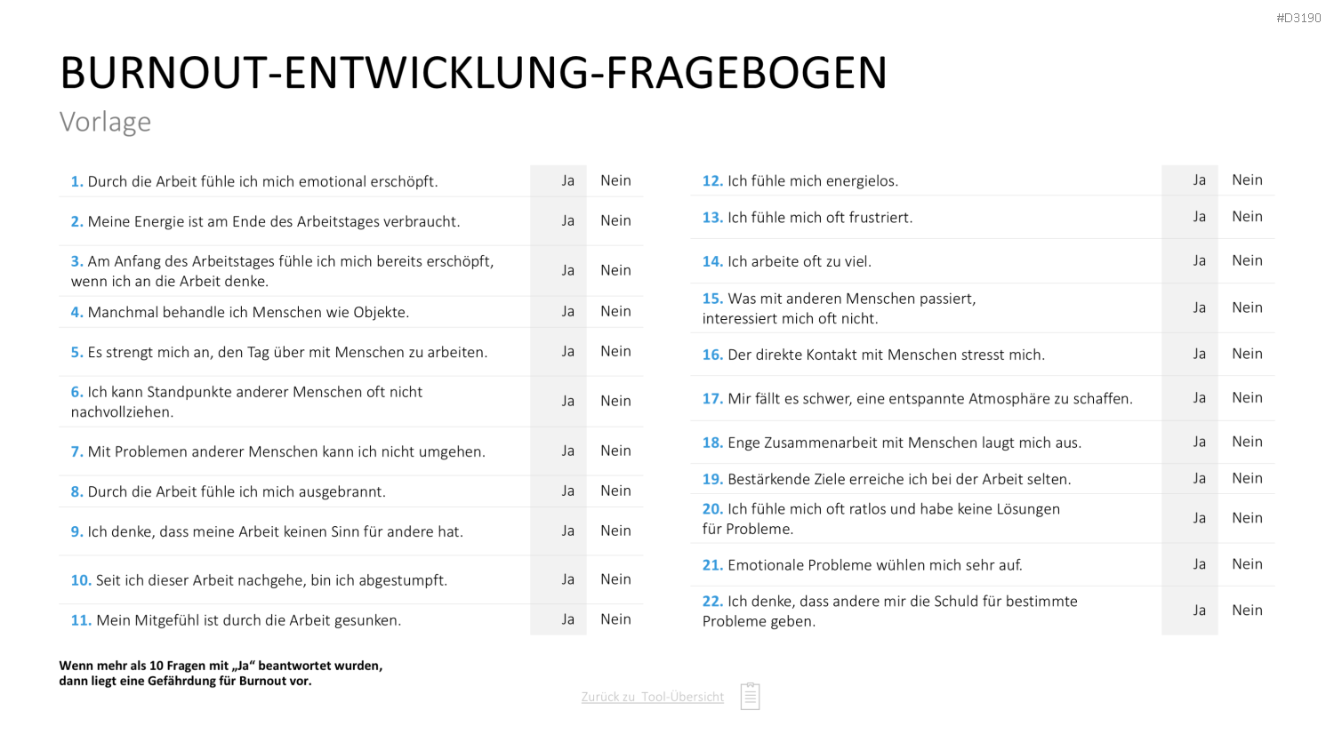 Personalmanagement-Toolbox PowerPoint-Vorlage