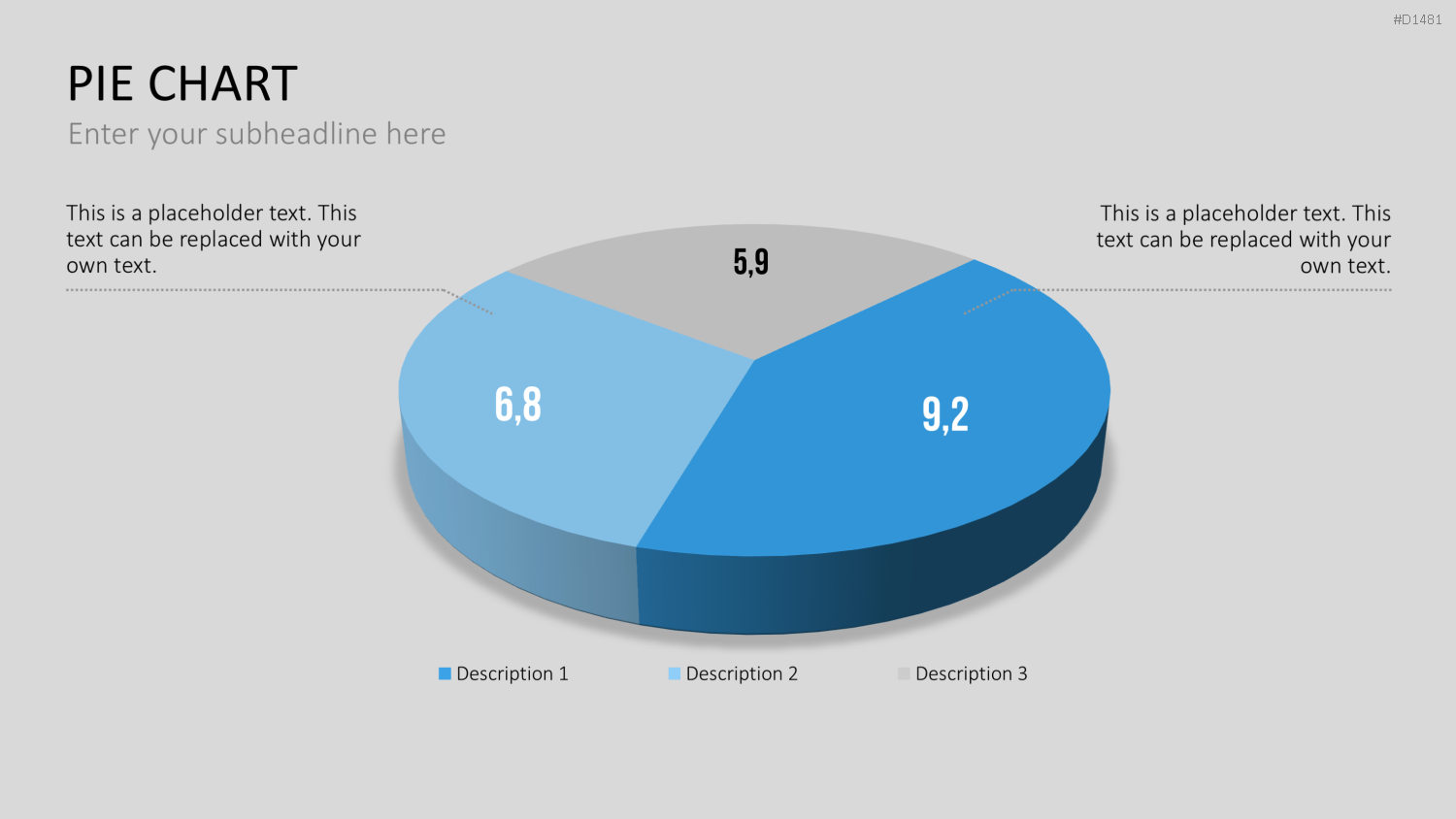 Kuchendiagramm-Toolbox PowerPoint-Vorlage