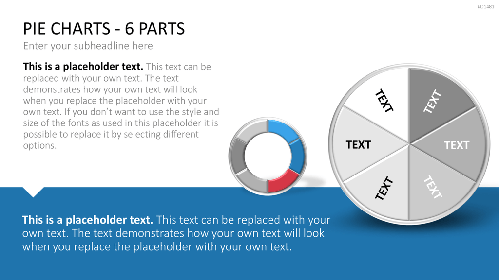 Kuchendiagramm-Toolbox PowerPoint-Vorlage