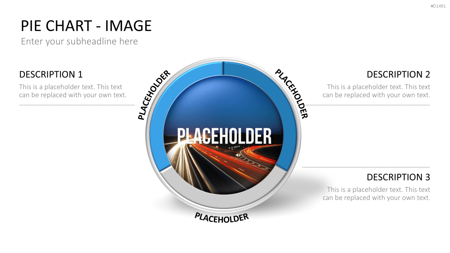 Kuchendiagramm-Toolbox PowerPoint-Vorlage