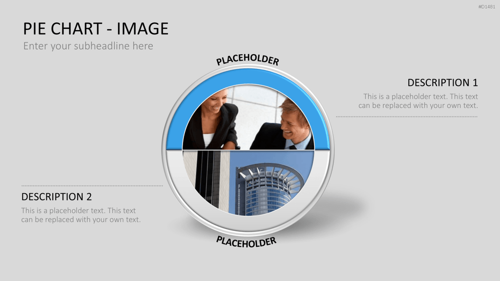 Kuchendiagramm-Toolbox PowerPoint-Vorlage