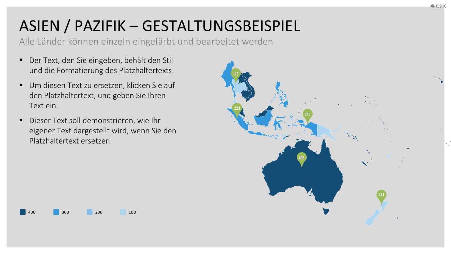 Asien - Pazifik PowerPoint-Vorlage