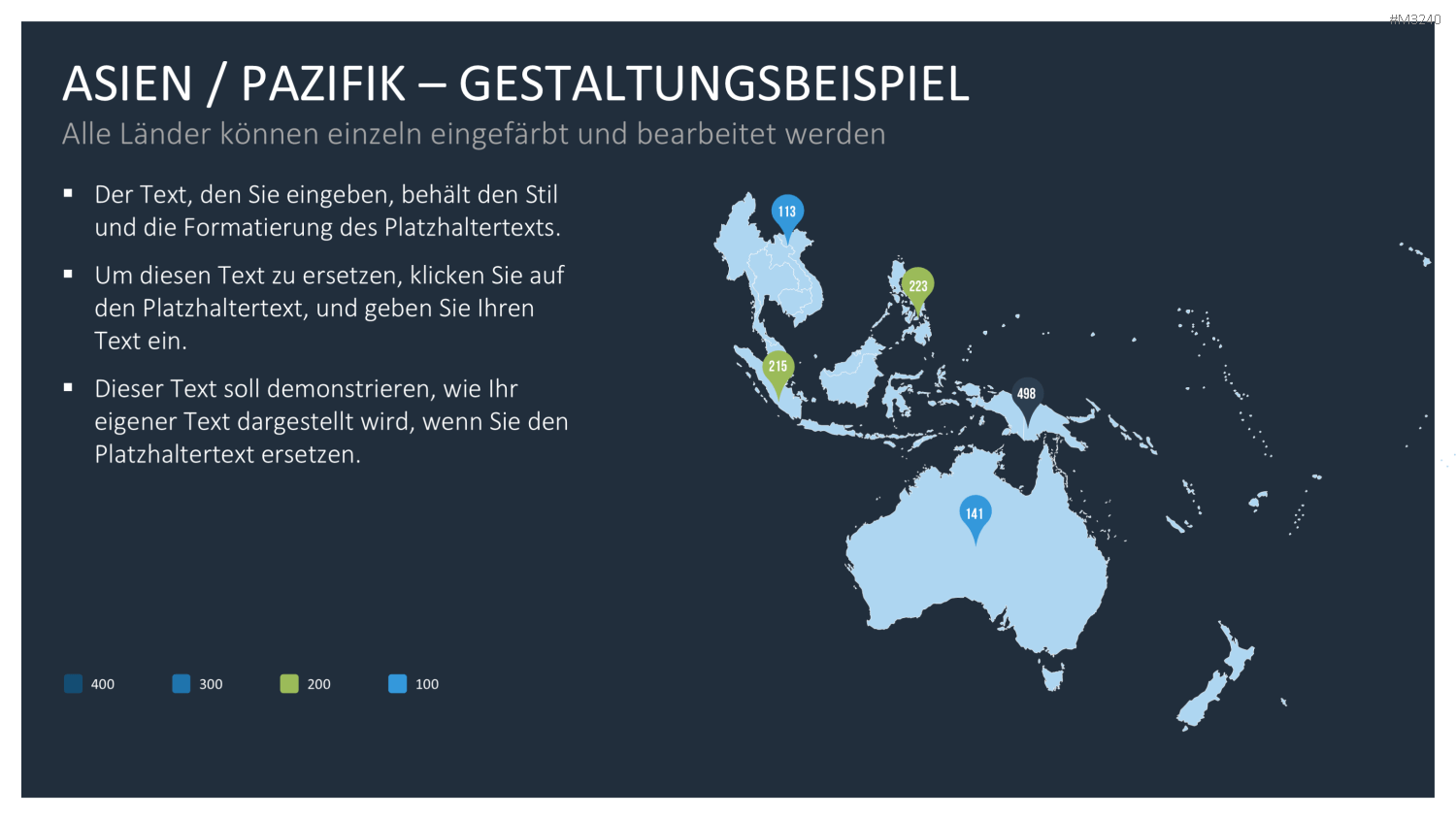 Asien - Pazifik PowerPoint-Vorlage