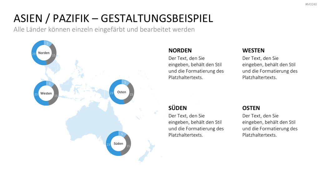 Asien - Pazifik PowerPoint-Vorlage