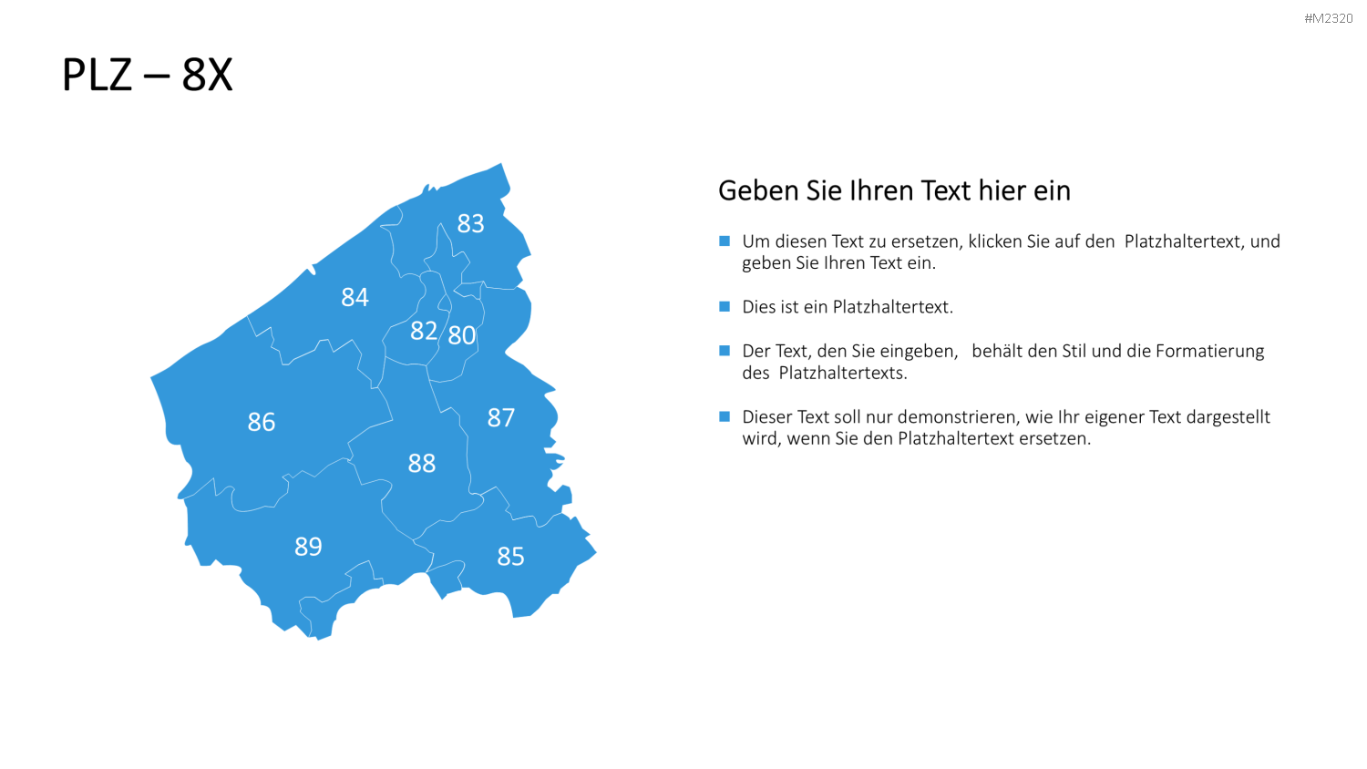 Belgien - PLZ (2-stellig) PowerPoint-Vorlage