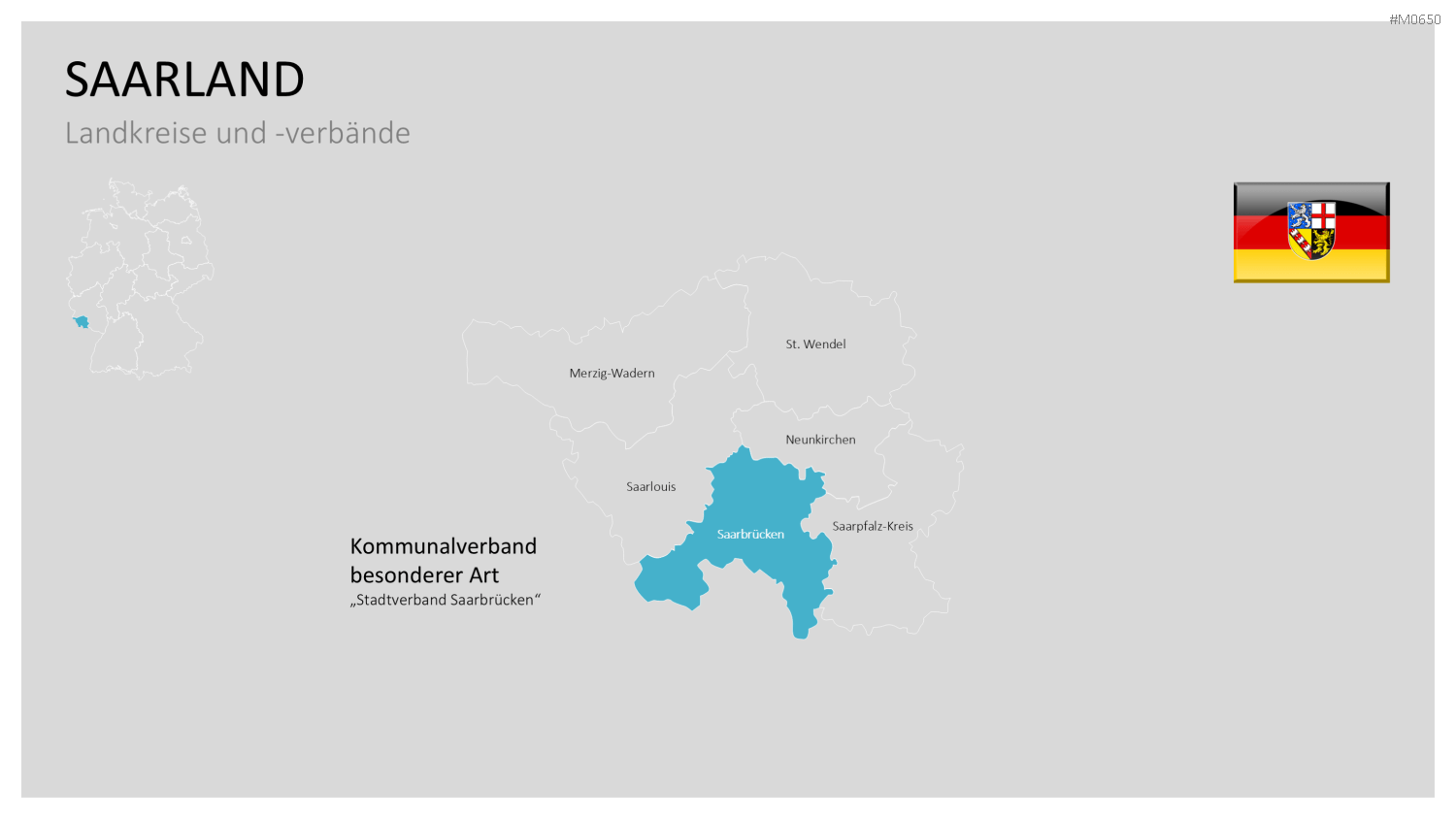 Deutschland Landkreise PowerPoint-Vorlage