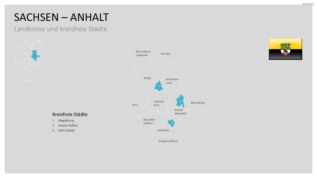 Deutschland Landkreise PowerPoint-Vorlage