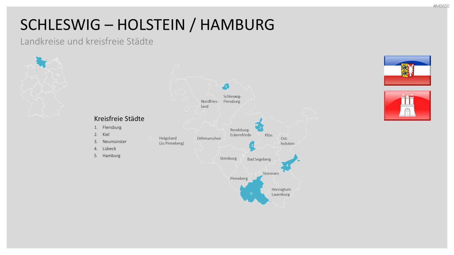 Deutschland Landkreise PowerPoint-Vorlage