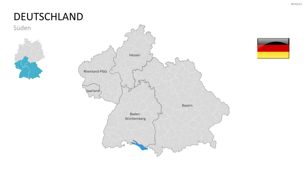 Deutschland Landkreise PowerPoint-Vorlage