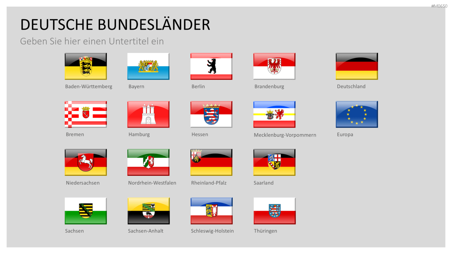 Deutschland Landkreise PowerPoint-Vorlage