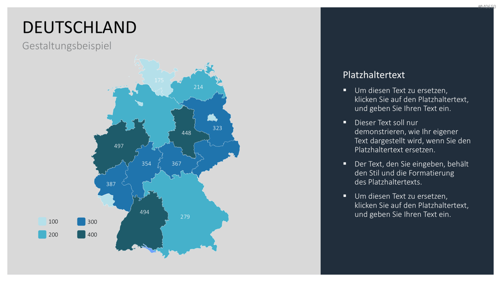Deutschland Landkreise PowerPoint-Vorlage
