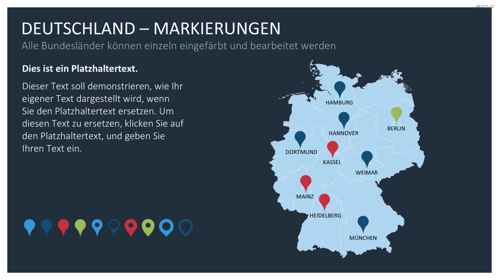 Deutschland PowerPoint-Vorlage