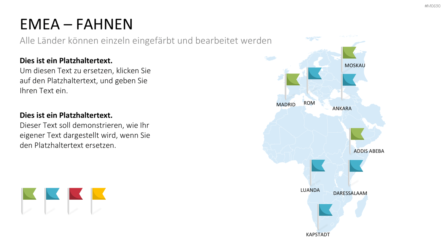 EMEA Region PowerPoint-Vorlage