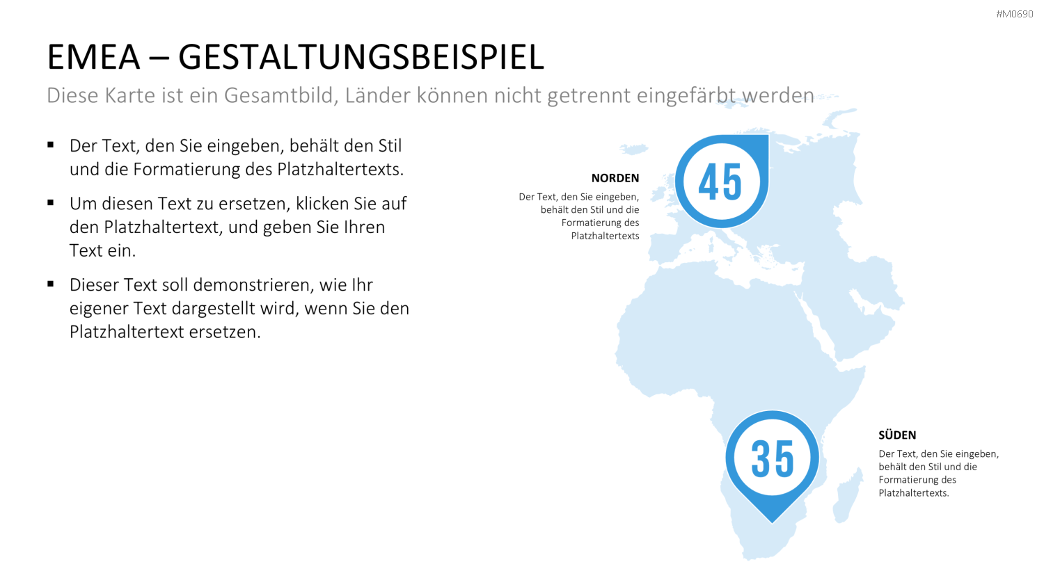 EMEA Region PowerPoint-Vorlage
