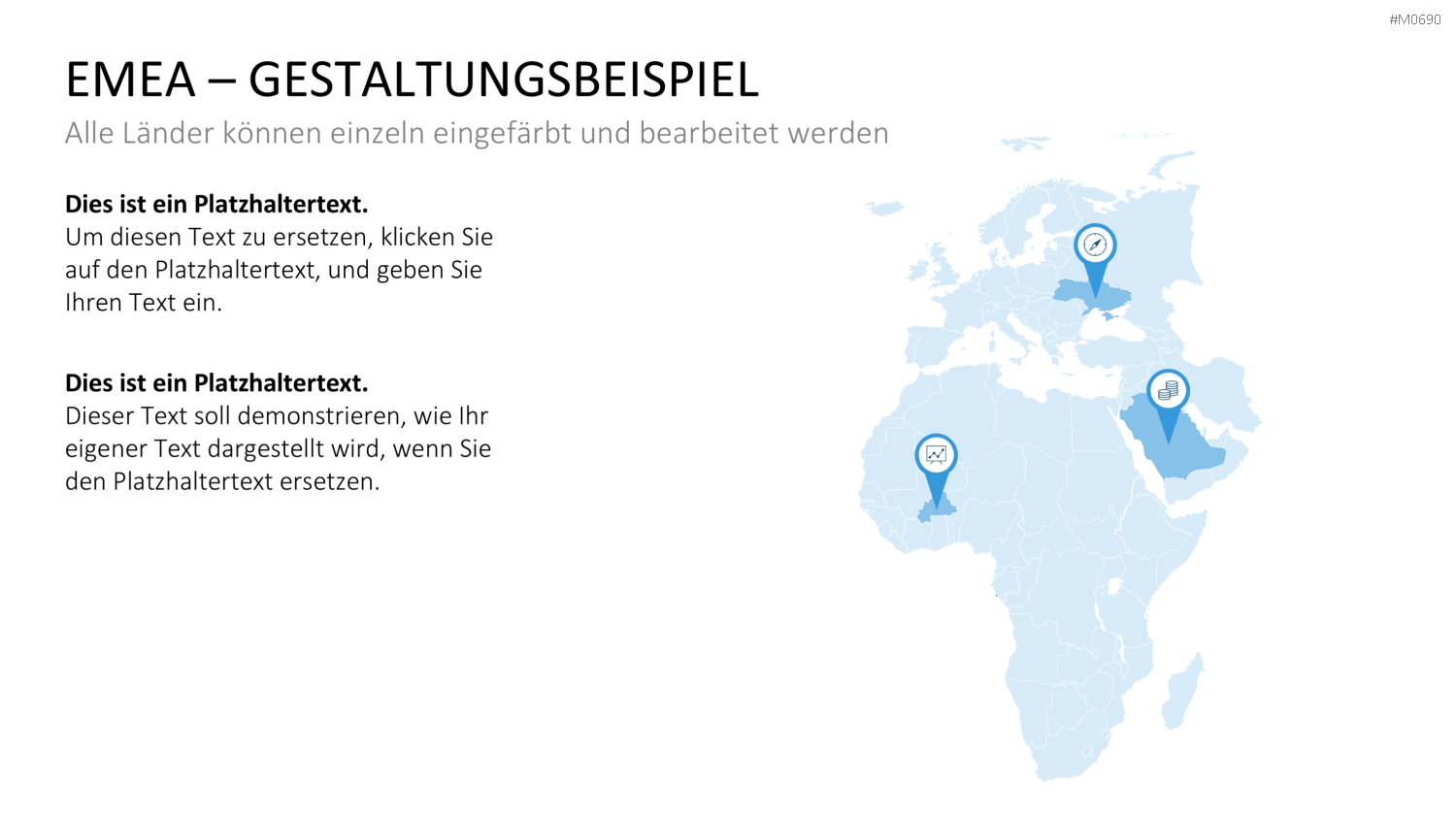 EMEA Region PowerPoint-Vorlage
