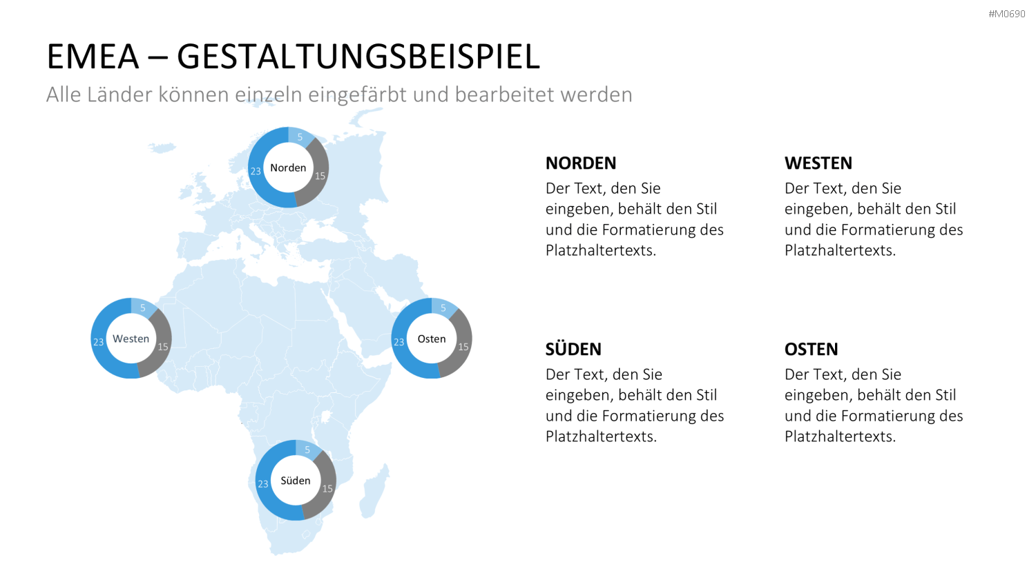 EMEA Region PowerPoint-Vorlage