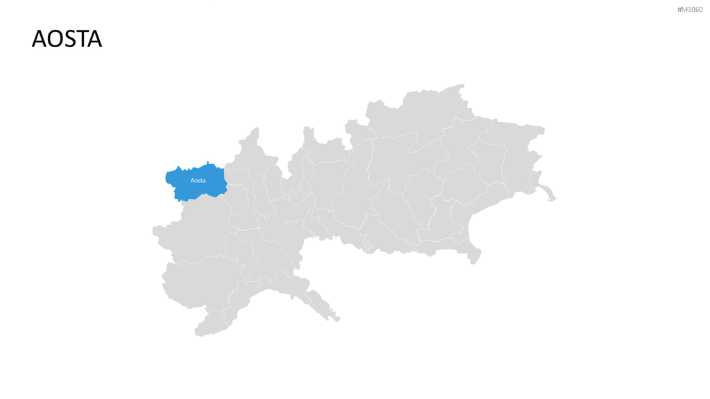 Nord-, Zentral-, Süd- Italien PowerPoint-Vorlage