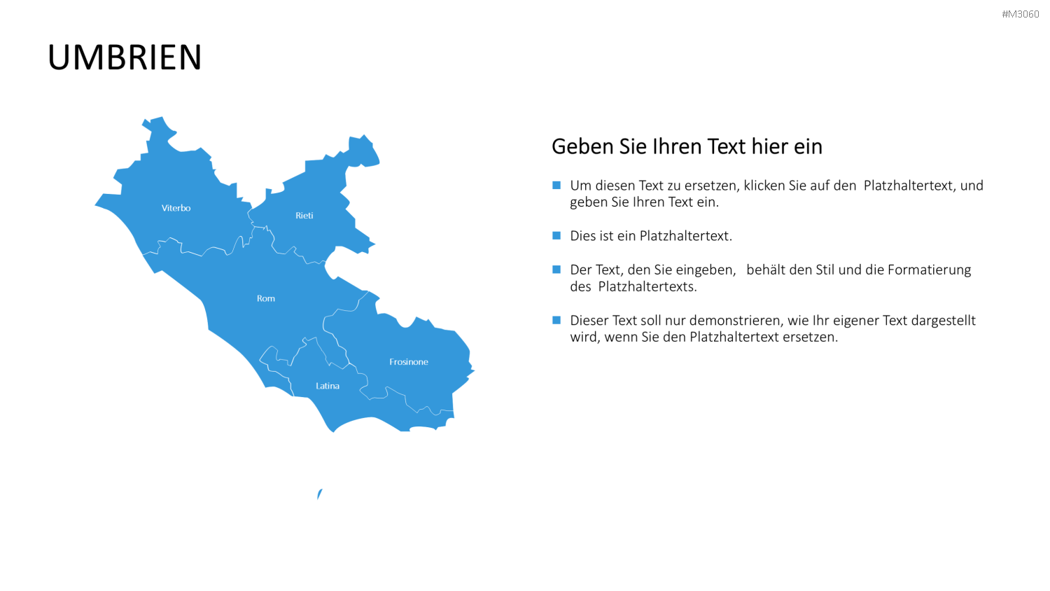 Nord-, Zentral-, Süd- Italien PowerPoint-Vorlage