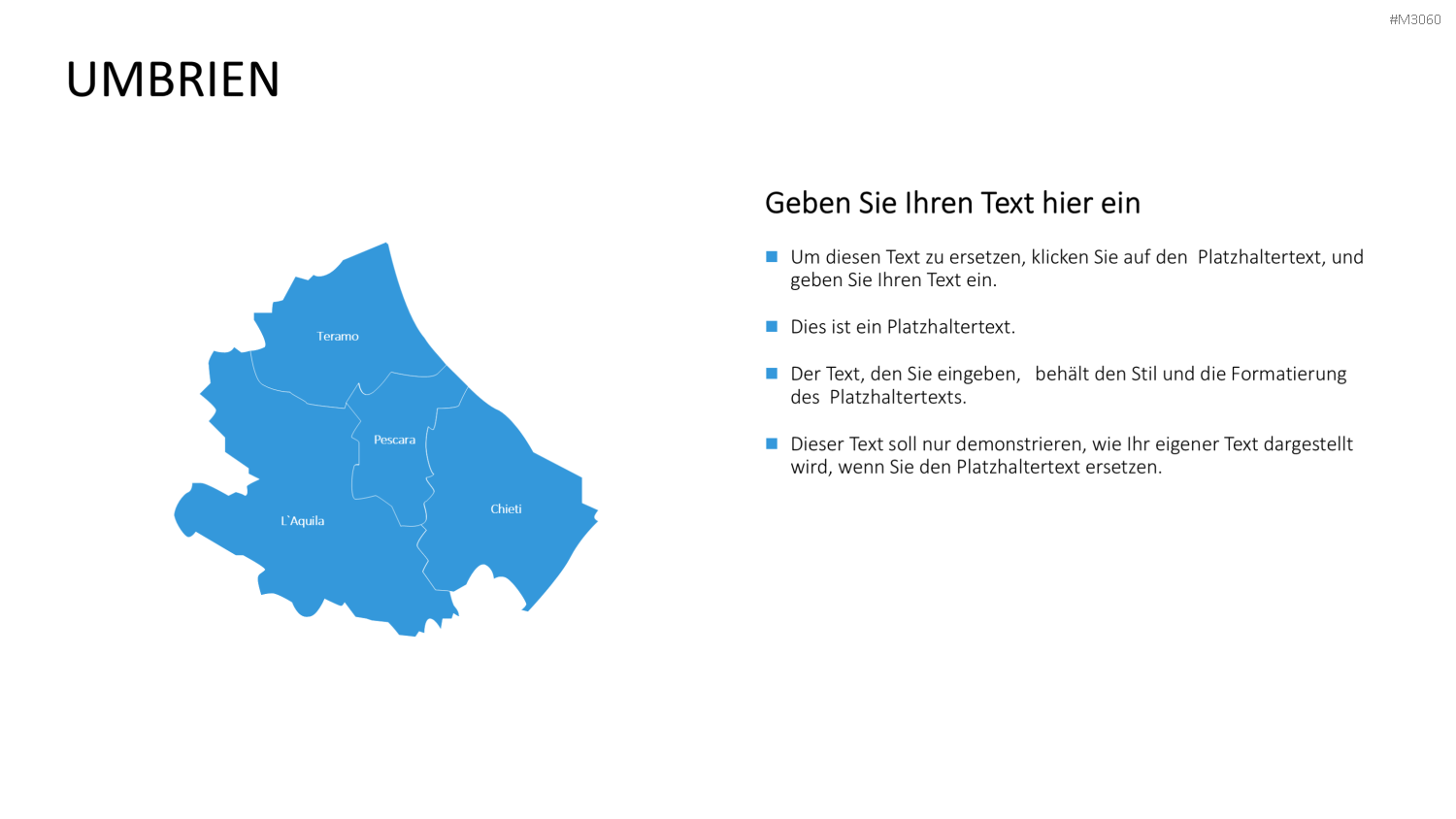 Nord-, Zentral-, Süd- Italien PowerPoint-Vorlage