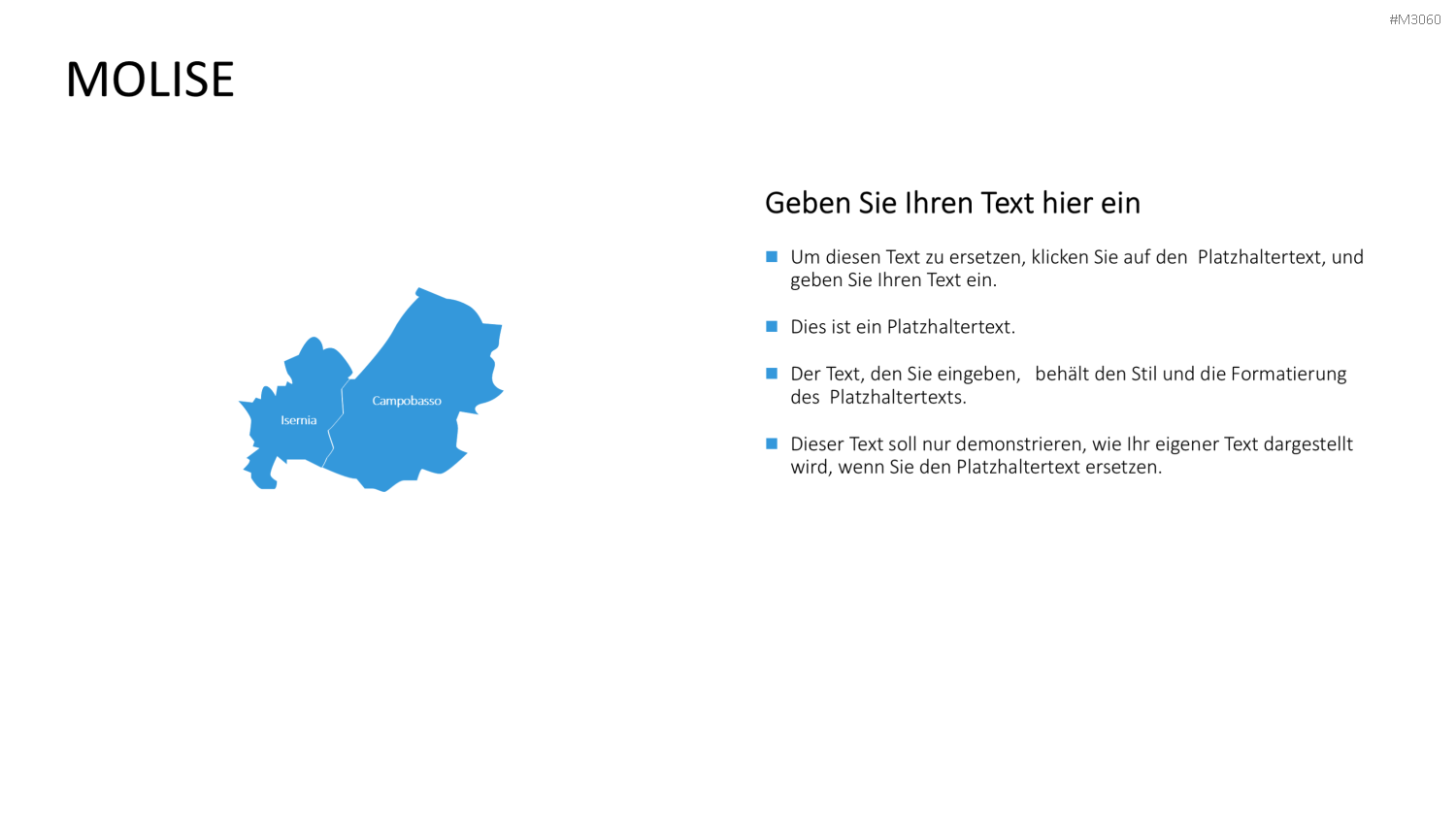 Nord-, Zentral-, Süd- Italien PowerPoint-Vorlage