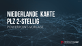 Niederlande - PLZ (2-stellig) PowerPoint-Vorlage