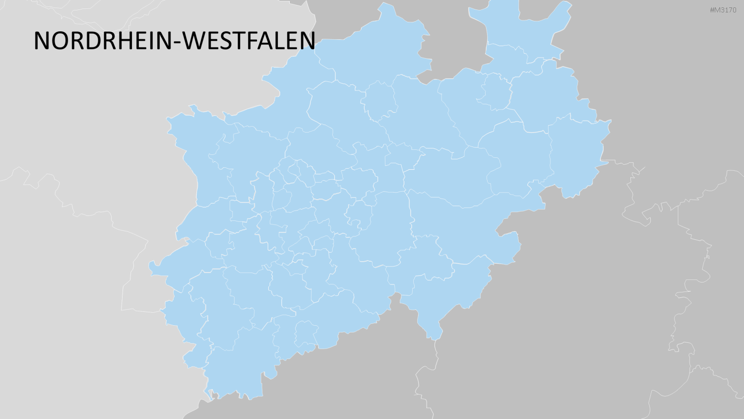 Nordrhein-Westfalen PowerPoint-Vorlage