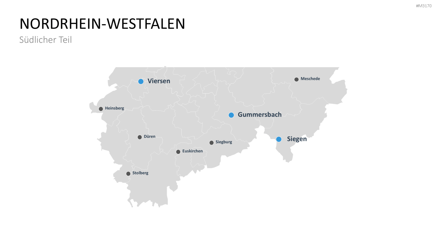 Nordrhein-Westfalen PowerPoint-Vorlage