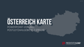 Österreich - PLZ (2-stellig) PowerPoint-Vorlage
