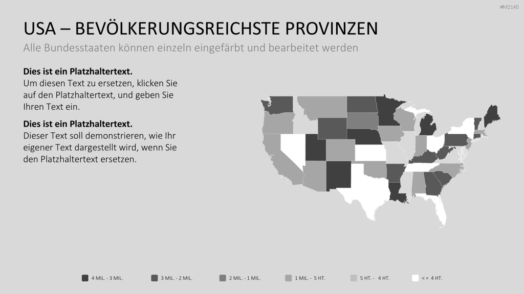 USA - Counties PowerPoint-Vorlage
