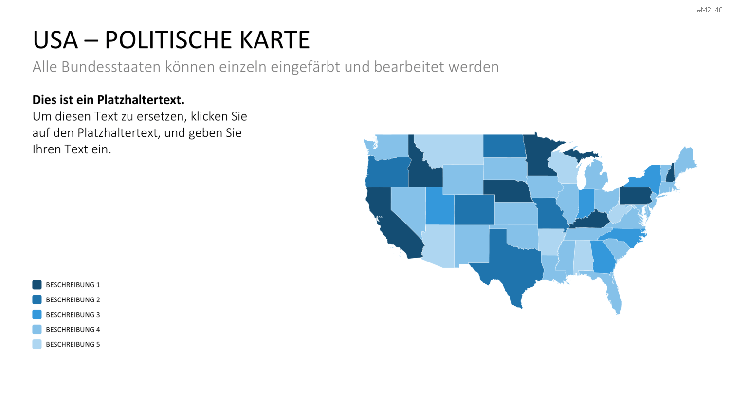 USA - Counties PowerPoint-Vorlage