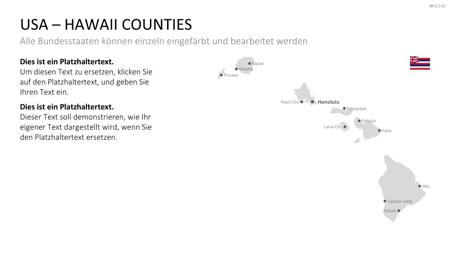 USA - Counties PowerPoint-Vorlage