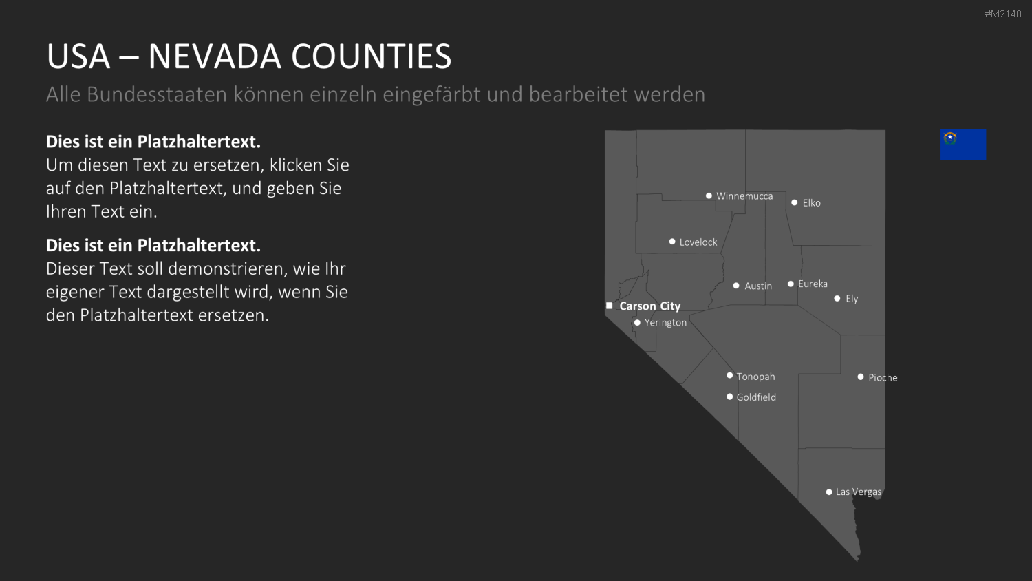 USA - Counties PowerPoint-Vorlage