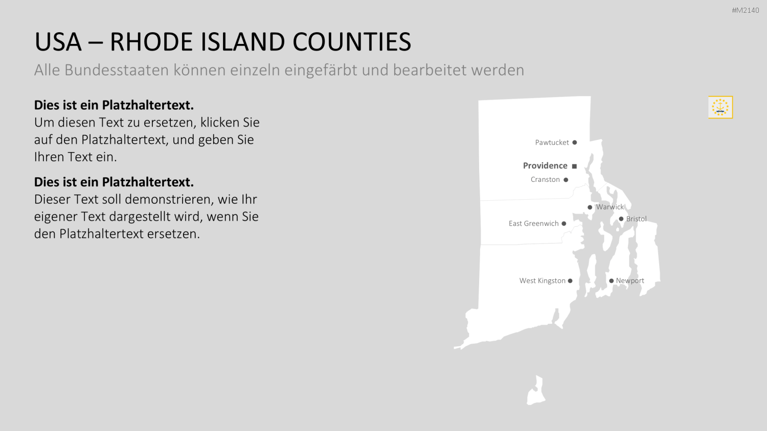 USA - Counties PowerPoint-Vorlage