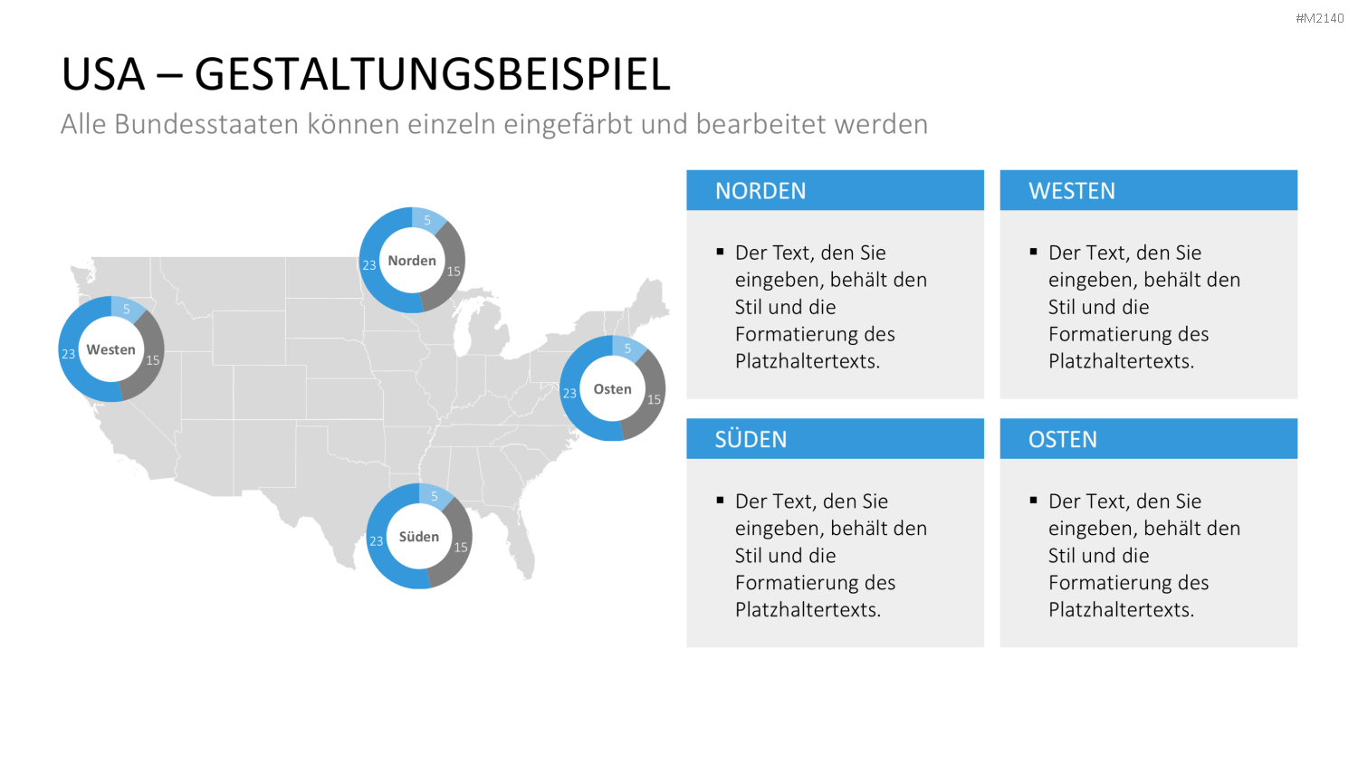 USA - Counties PowerPoint-Vorlage
