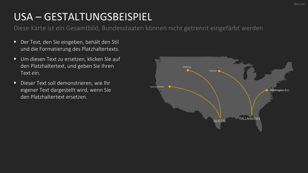 USA - Counties PowerPoint-Vorlage