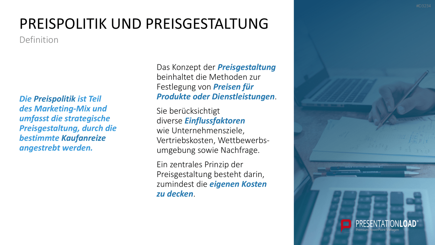 Preisstrategie PowerPoint-Vorlage