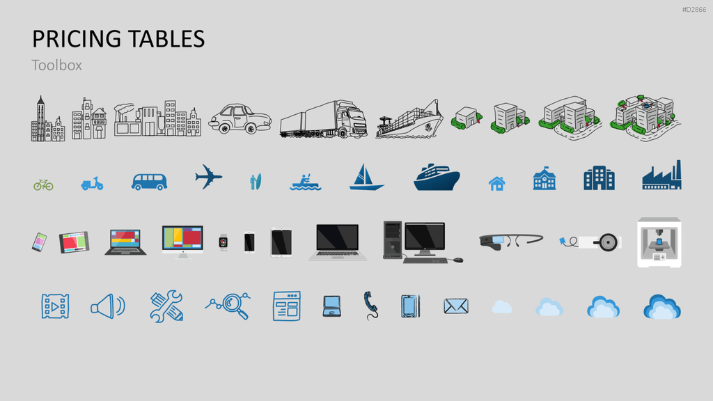 Pricing-Tables PowerPoint-Vorlage