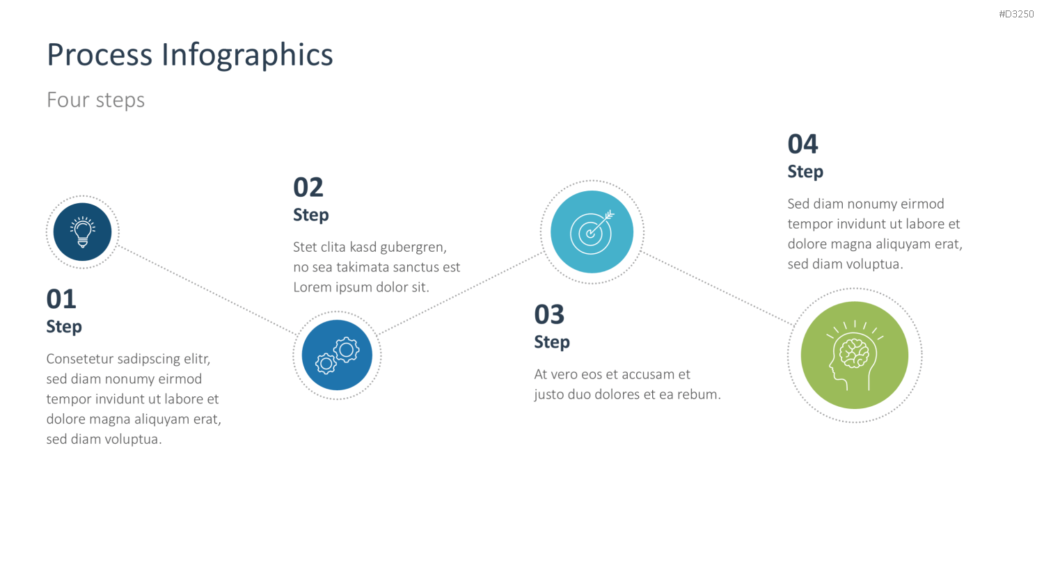 Prozess-Infografiken PowerPoint-Vorlage