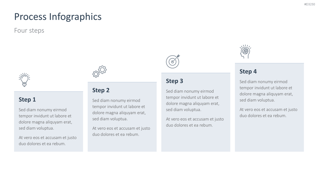 Prozess-Infografiken PowerPoint-Vorlage