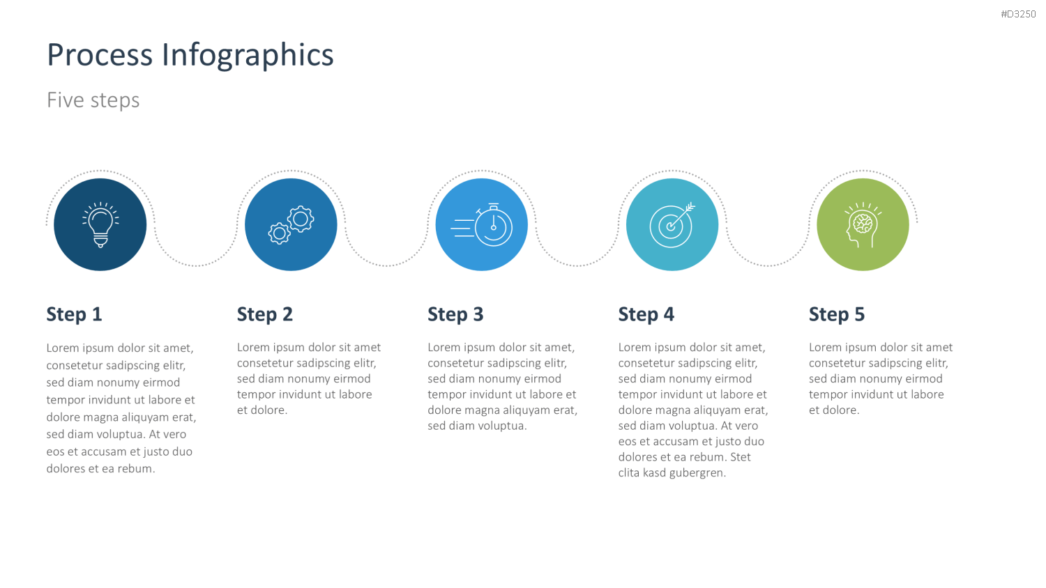 Prozess-Infografiken PowerPoint-Vorlage