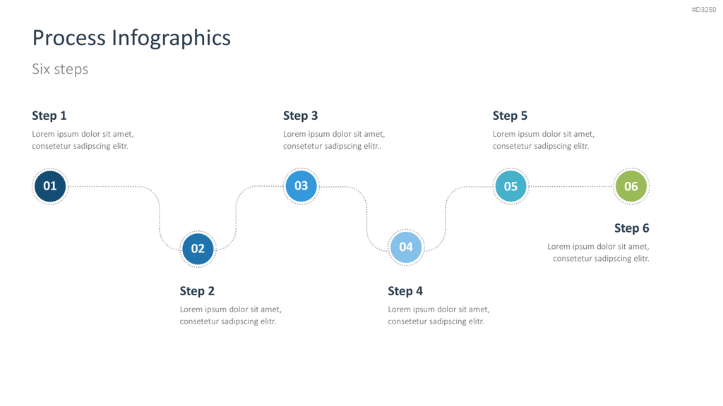 Prozess-Infografiken PowerPoint-Vorlage