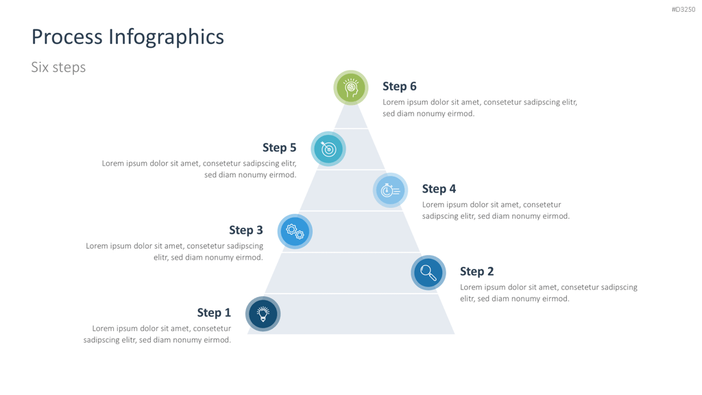Prozess-Infografiken PowerPoint-Vorlage
