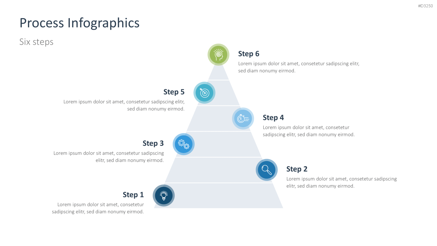 Prozess-Infografiken PowerPoint-Vorlage