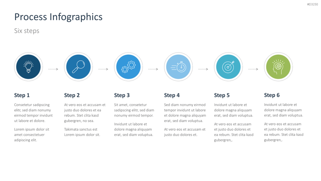 Prozess-Infografiken PowerPoint-Vorlage