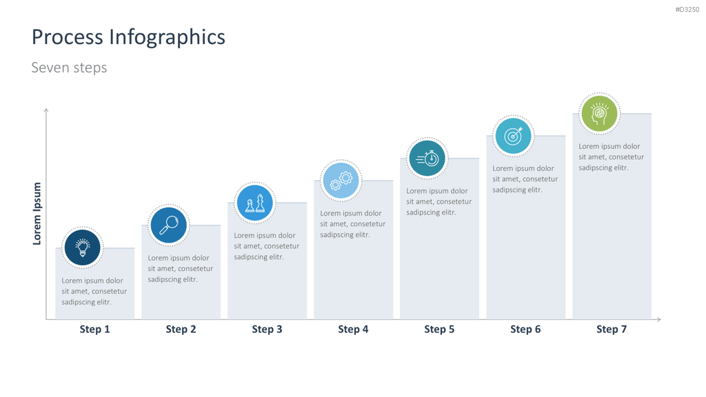 Prozess-Infografiken PowerPoint-Vorlage