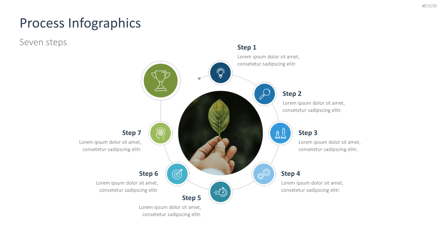 Prozess-Infografiken PowerPoint-Vorlage