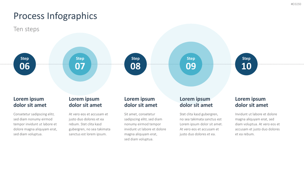 Prozess-Infografiken PowerPoint-Vorlage