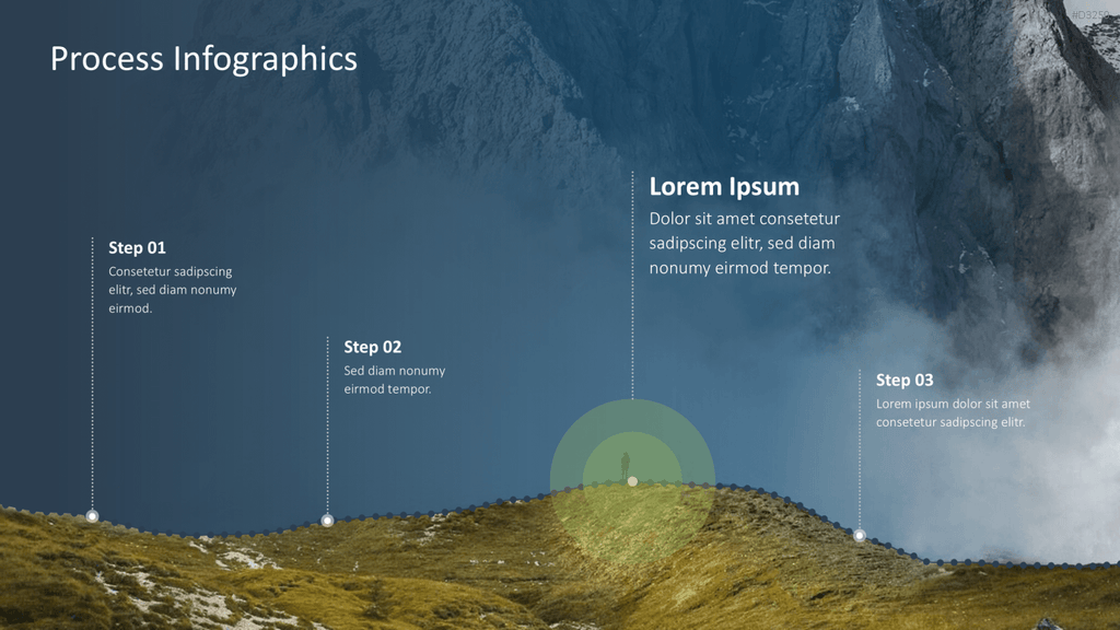 Prozess-Infografiken PowerPoint-Vorlage
